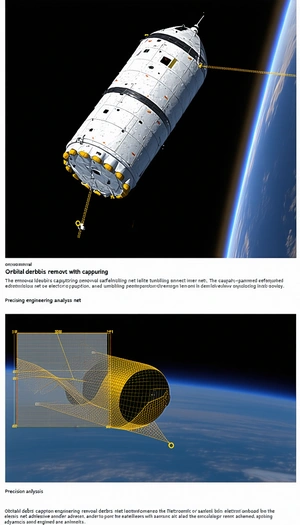 The Image Is A Split Screen Of Two Different Views Of A Spacecraft