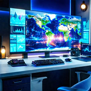 Tech Commercial Photography: Entertainment technology in tech office