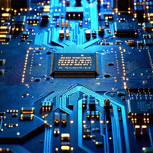 Circuit board with holographic projection