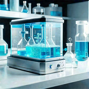Educational Technology In Modern Laboratory With Laboratory Setting