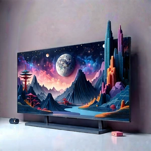 Entertainment Technology In Design Studio With Large Flat