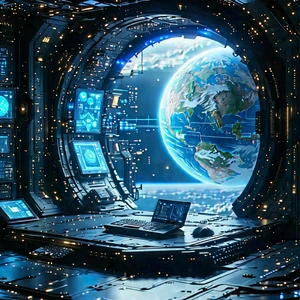 Entertainment Technology In Research Center With Image, There