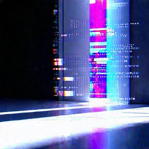 Entertainment Technology In Tech Office With Close-up Doorway,
