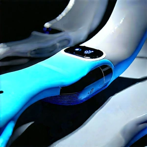Innovative Wearable (device:1.22) (design:1.18) With Blue White