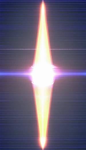 A Bright, Yellow Light That Appears To Be A Sun Or A Light Source