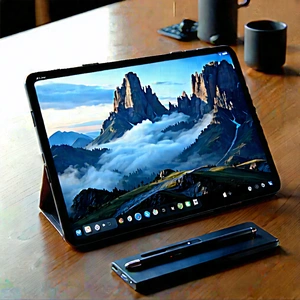 Tablet With Streaming Content With Tablet Computer