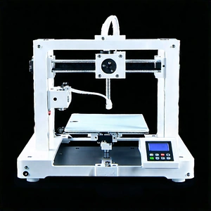 Tech Professional Photography: 3d printer with data streams