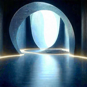 Futuristic innovation hub