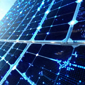 Solar panel with data streams