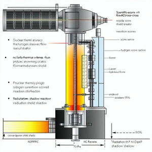 The Image Is A Diagram Of A Nuclear Reactor, Showing The Various Components And Their Functions