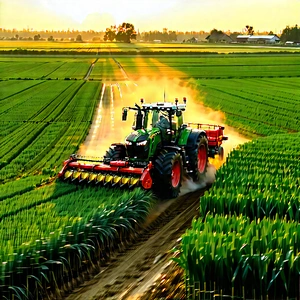 Agricultural Technology In Field Deployment With Large Green