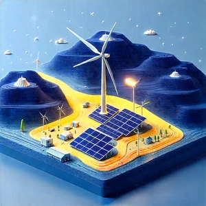 Innovative Renewable Energy Design With Large Windmill
