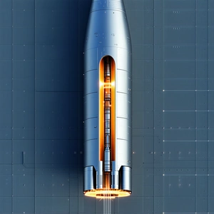 A Large Silver Tube Is Shown In A Close-up Shot