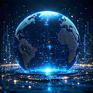 Tech Digital Art: Big data visualization