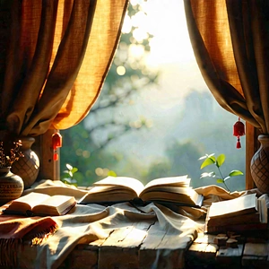 Lifestyle Advertising Photography: Reading Nook With Warm Lighting With Cozy Corner