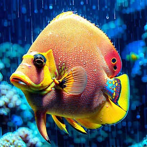 Nature Product Photography: Coral reef in rainy season