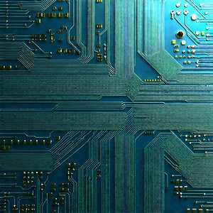 Circuit board with data streams