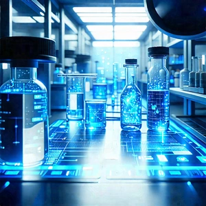 Healthcare Technology In Research Center With Image, There