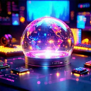 (futuristic:1.31) digital workspace