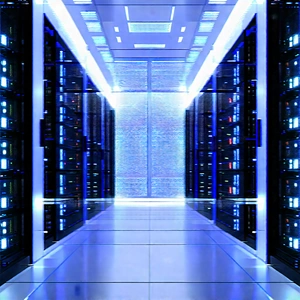 (futuristic:1.16) Server Room With Image, There