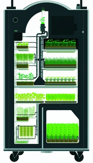 A Large Greenhouse Filled With Various Plants
