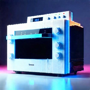 Innovative Smart Appliance Design With White Blue