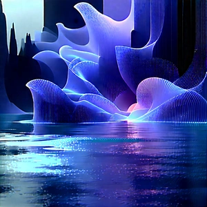 Digital Transformation Visualization With Digital Artwork