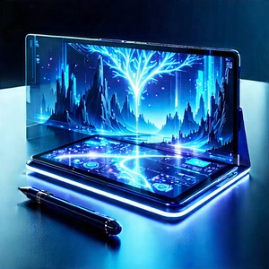 Tablet With Holographic Display With Tablet Computer