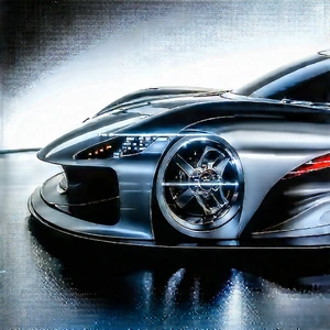 Automotive Technology In Design Studio With Futuristic Displayed