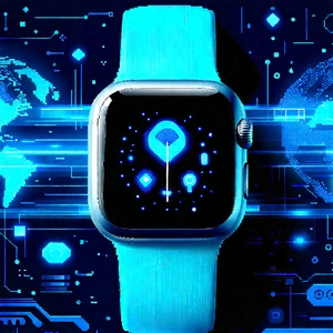 Smart watch with data visualization