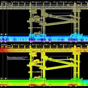 The Image Is A Computer-generated 3d Model Of A Crane
