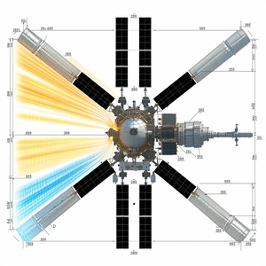 white drawing space shuttle