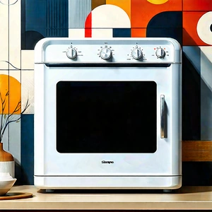 Innovative Smart Appliance Design With White Oven