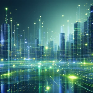Tech Stock Photography: Big data visualization