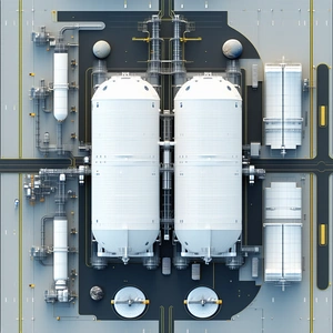 model large industrial facility