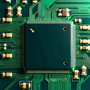 Close-up of electronic circuit