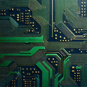 Circuit board with laser scanning