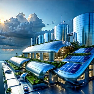 Innovative Renewable Energy Design With Futuristic City
