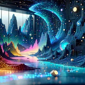 Tech Advertising Photography: Big Data Visualization With Image, There