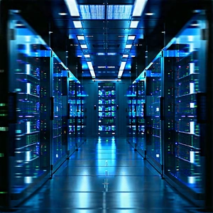 Futuristic Server Room With Image, There