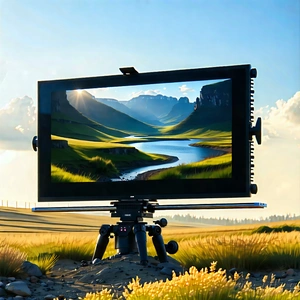 Tech Landscape Photography: Entertainment Technology In Field Deployment With Large Screen