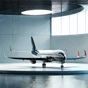 Aerospace Technology In Tech Office With Large White