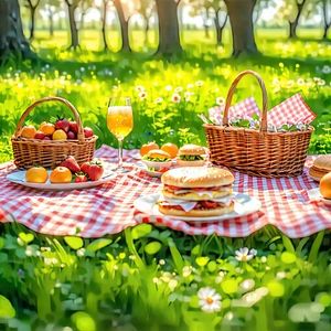 Lifestyle Product Photography: Summer Picnic During Spring With Image, There