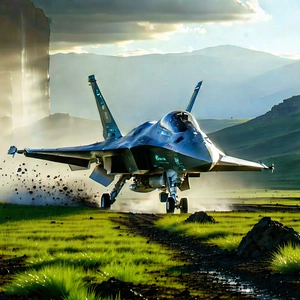 Aerospace Technology In Field Deployment With Fighter Flying