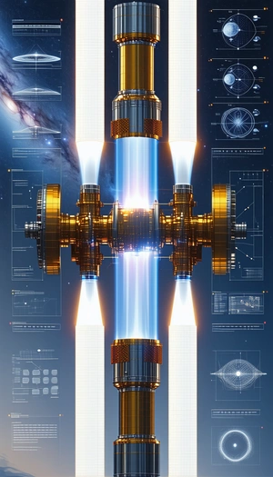 The Image Is A Futuristic Illustration Of A Spacecraft, Featuring A Large, Sleek, And Shiny Design