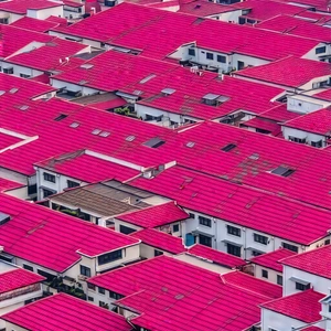 Urban Landscape Photography: Aerial view of urban renewal area