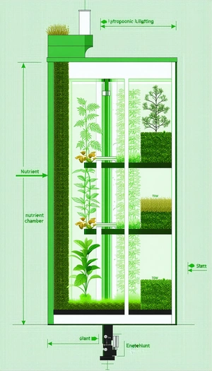 A Green Plant Is Growing In A Small Green Box