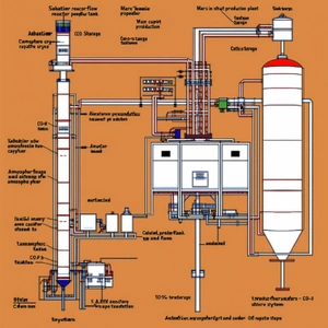 detailed diagram factory