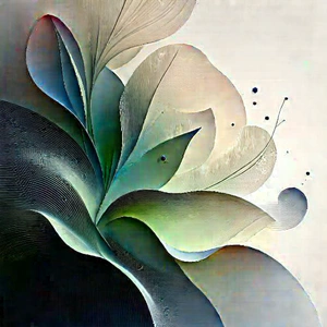 Abstract Nature Photography: Organic abstract with monochromatic color palette