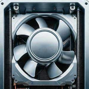 Tech Drone Photography: Close-up of cooling system